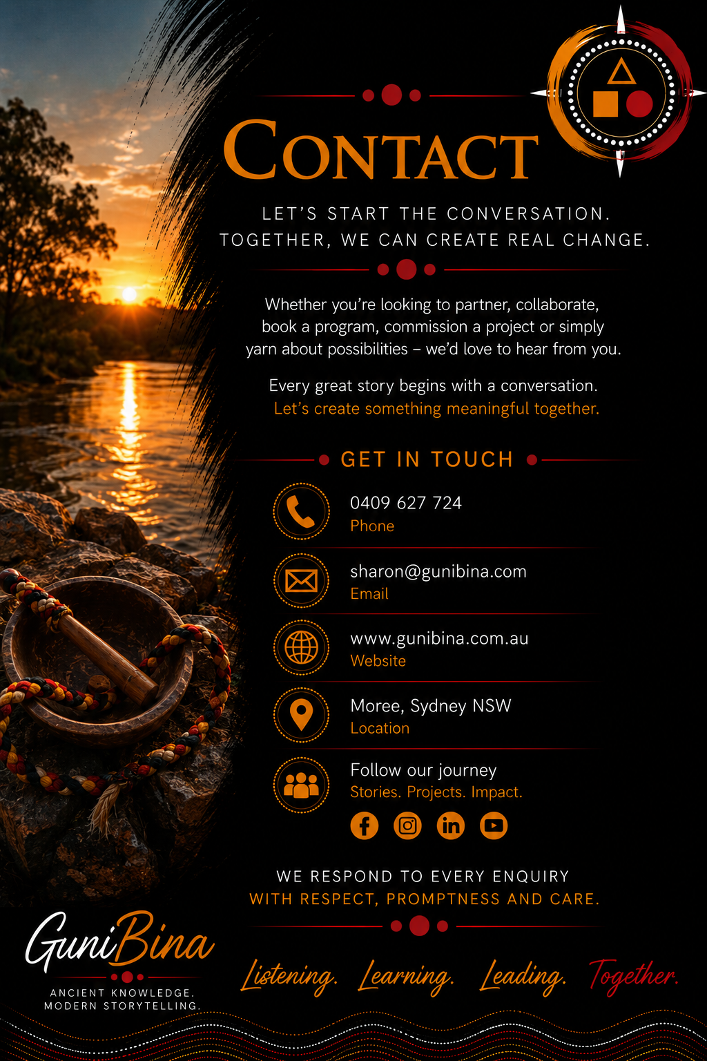 Contact GuniBina — Let's Start the Conversation
